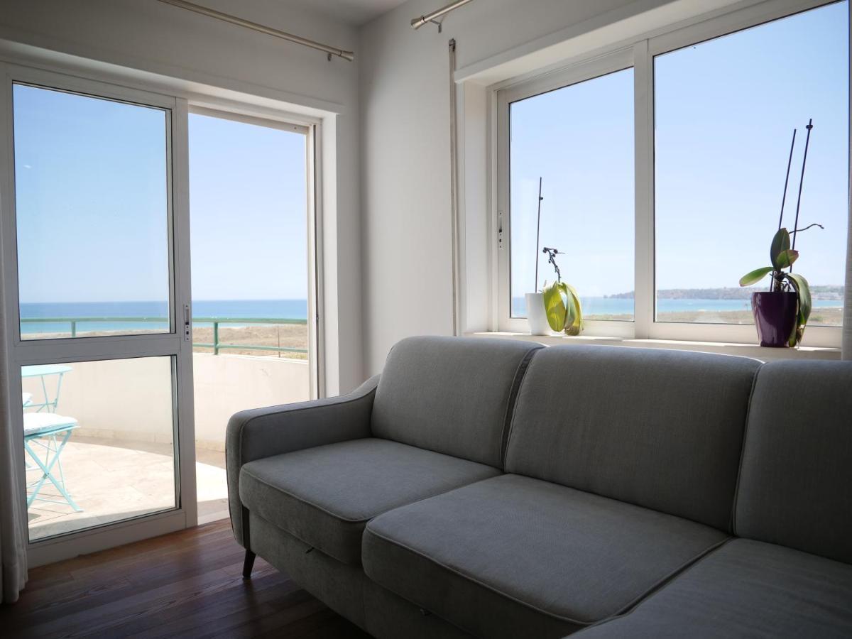 Cozy Apartment With Sea View Over Meia Praia Lagos Luaran gambar